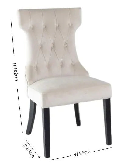 Courtney Champagne Dining Chair