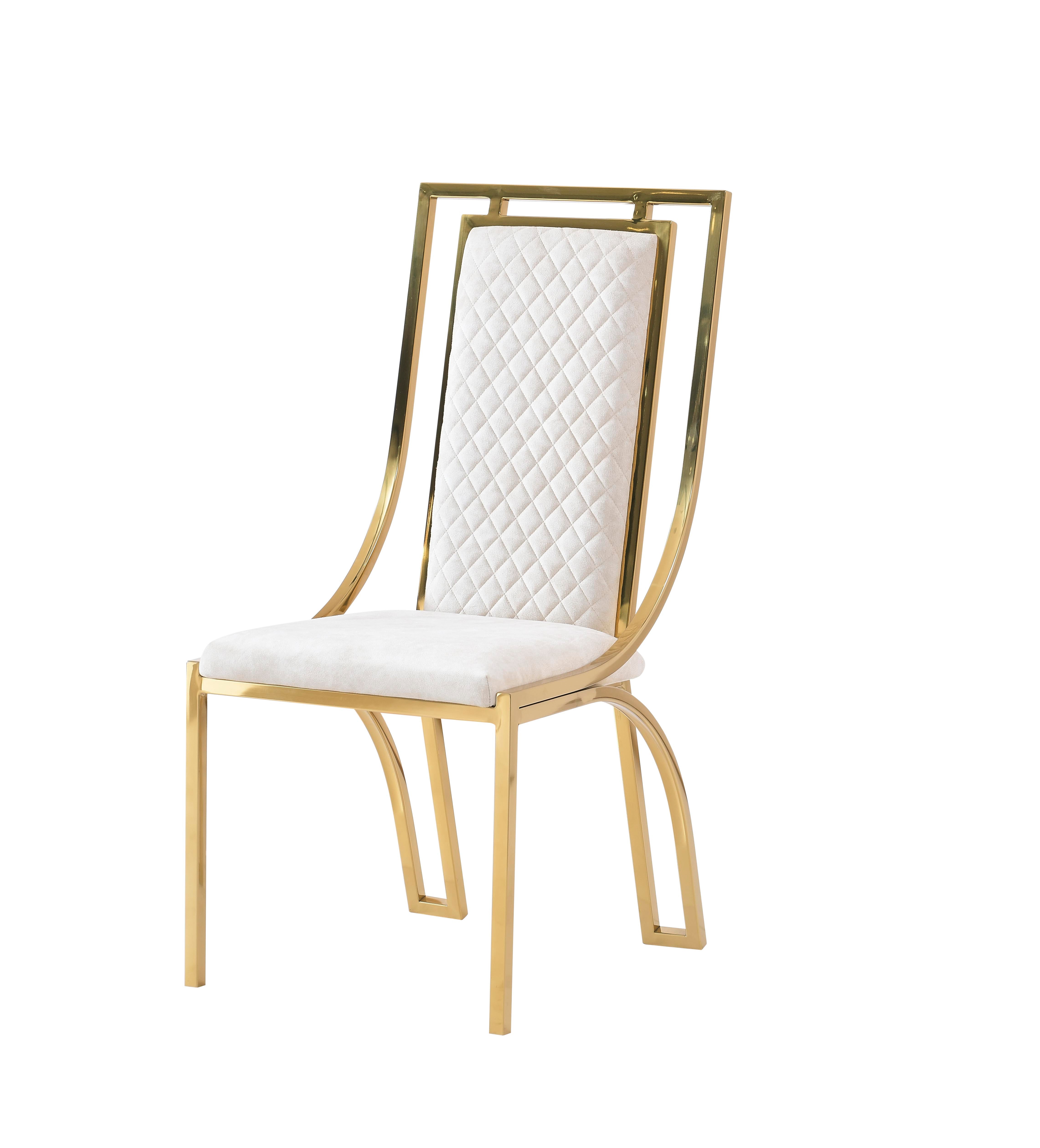 Windsor Cream & Gold  Dining Chair