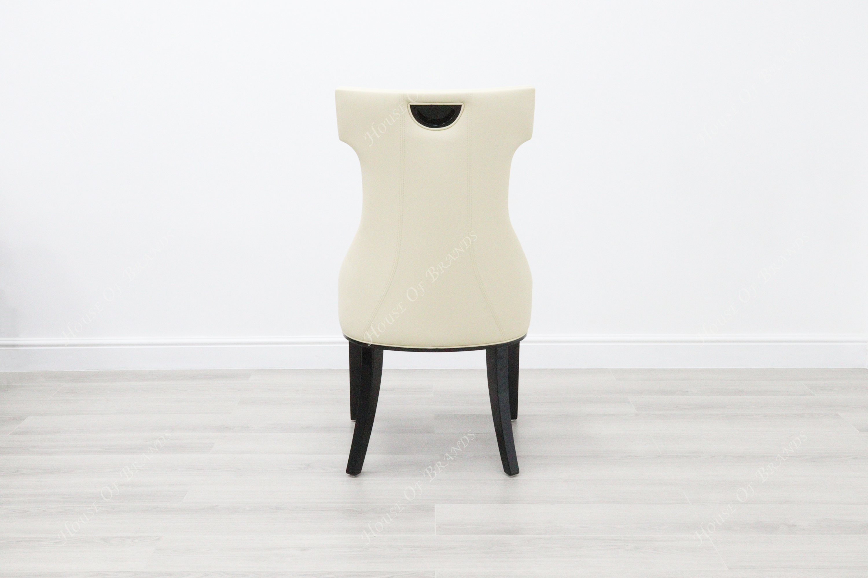 Mimi Cream Leather Chair