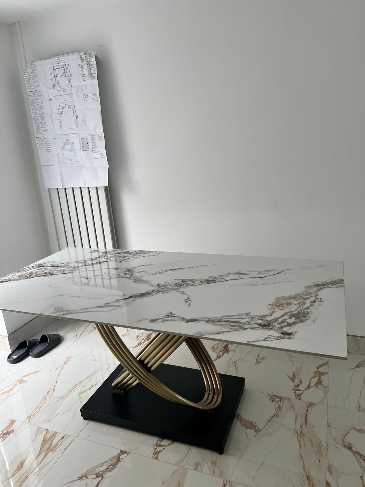 Ceramic Dining Table 180cm X leg 2024 design