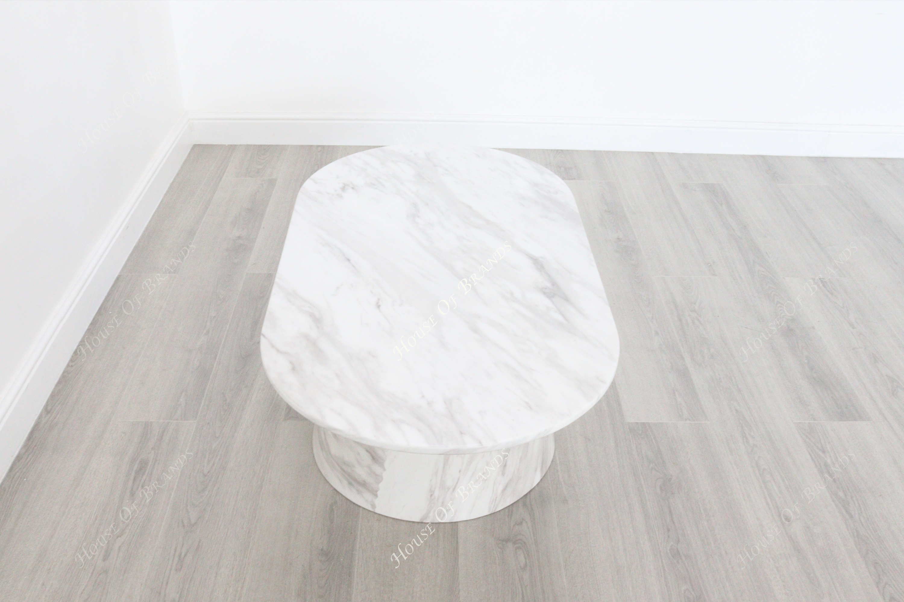 Florence White Marble Coffee Table