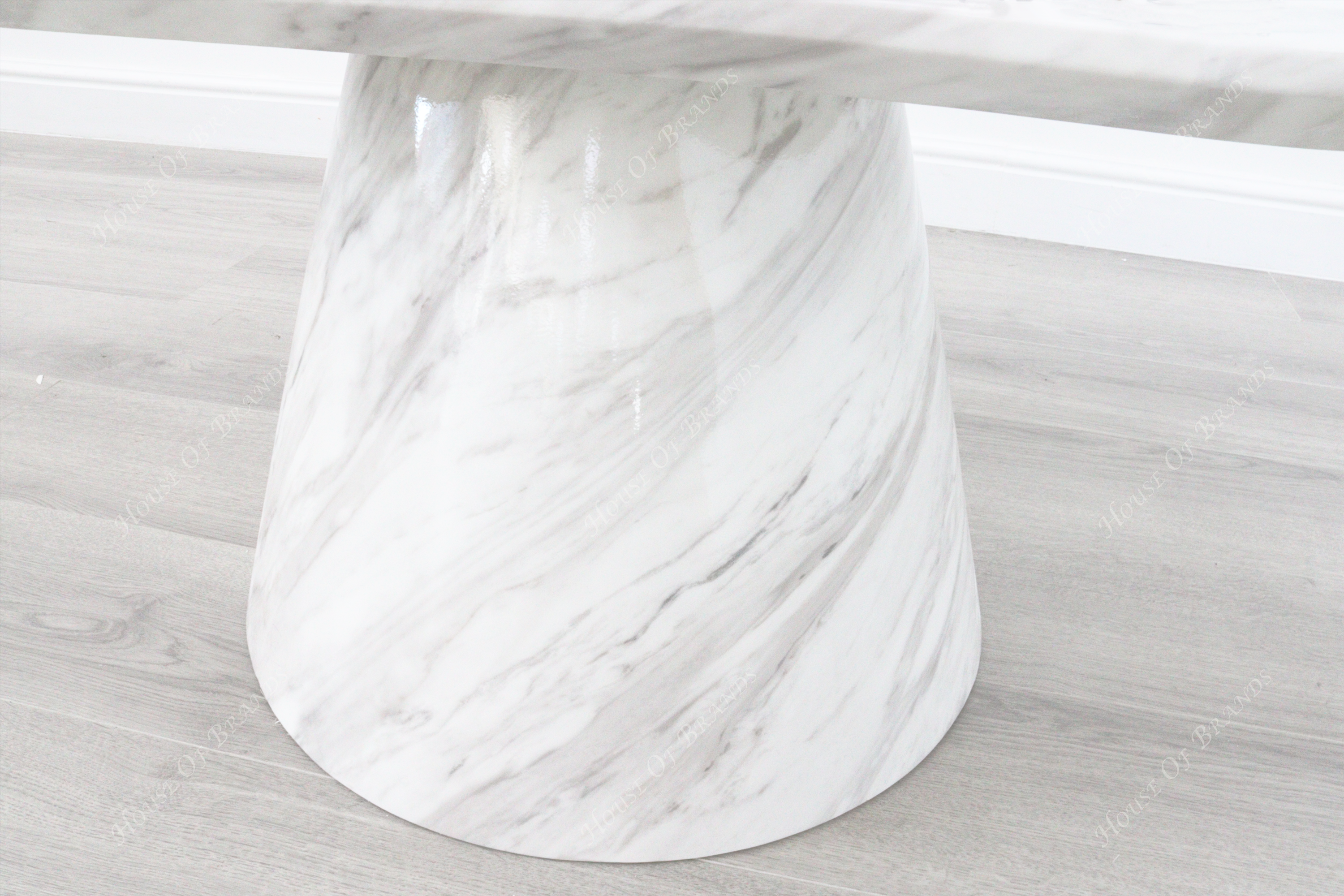 Florence White Marble Coffee Table