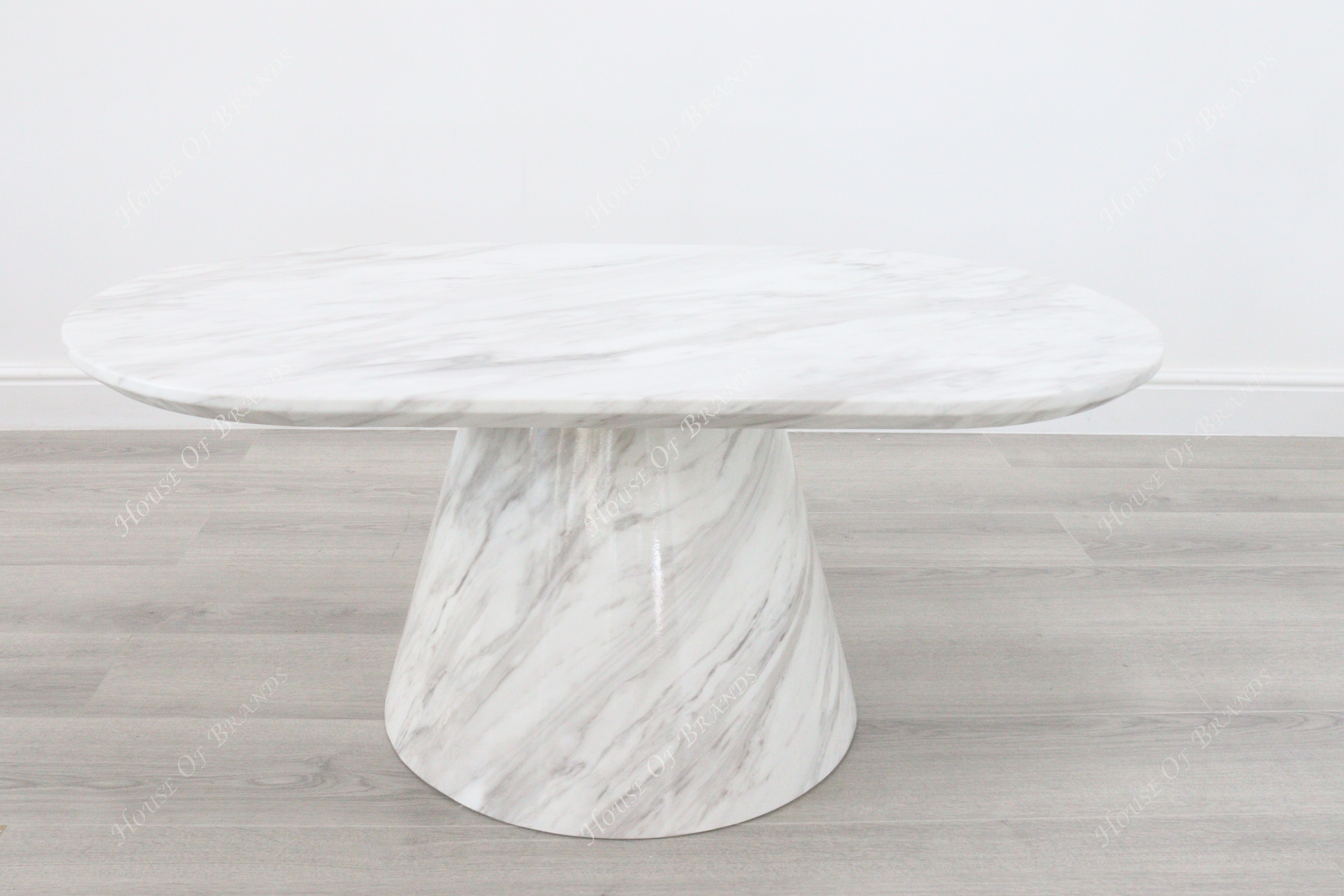 Florence White Marble Coffee Table