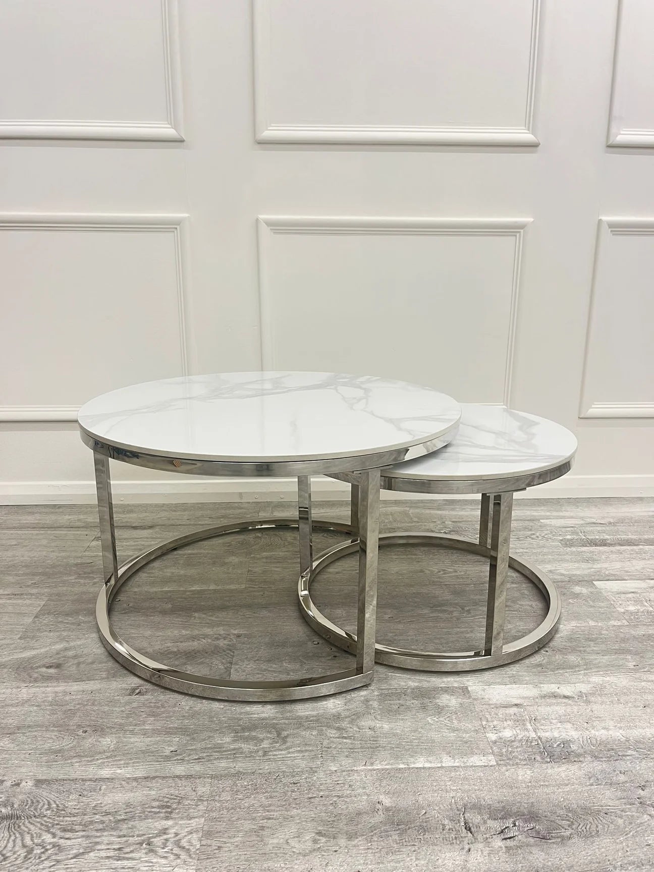 Silver Nest of Coffee Tables