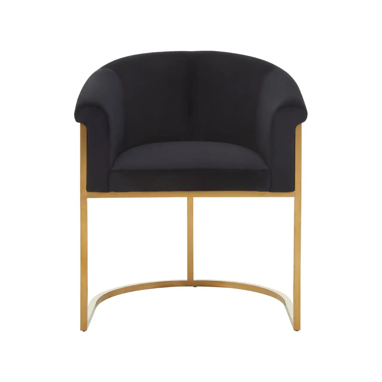 Vogue Black Velvet Dining Chair