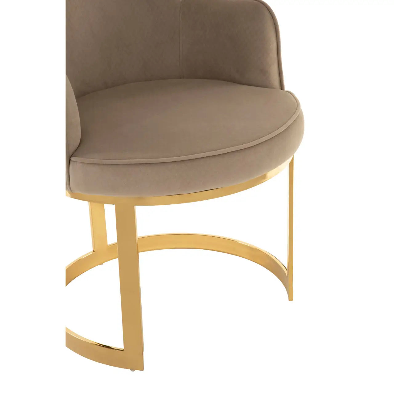 Tamra Velvet Gold Base Chair