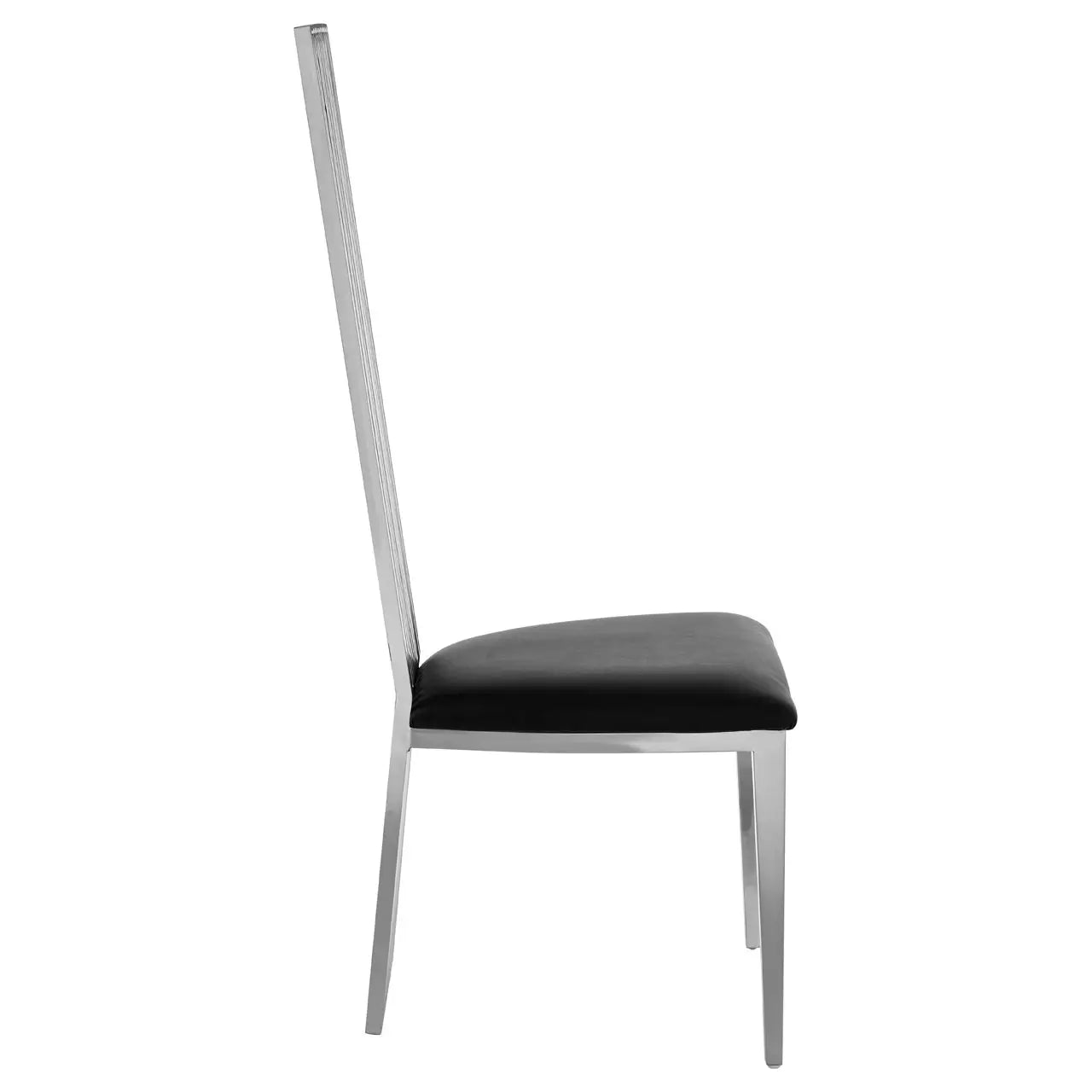 Eliza Silver Finish Dining Chair