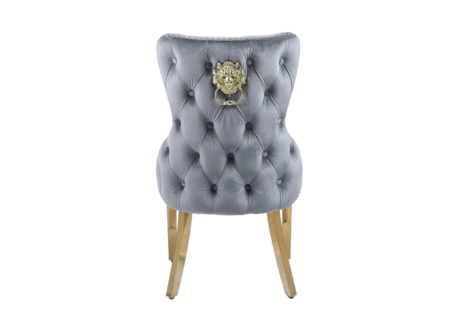 Grey & Gold Victoria Dining Chair