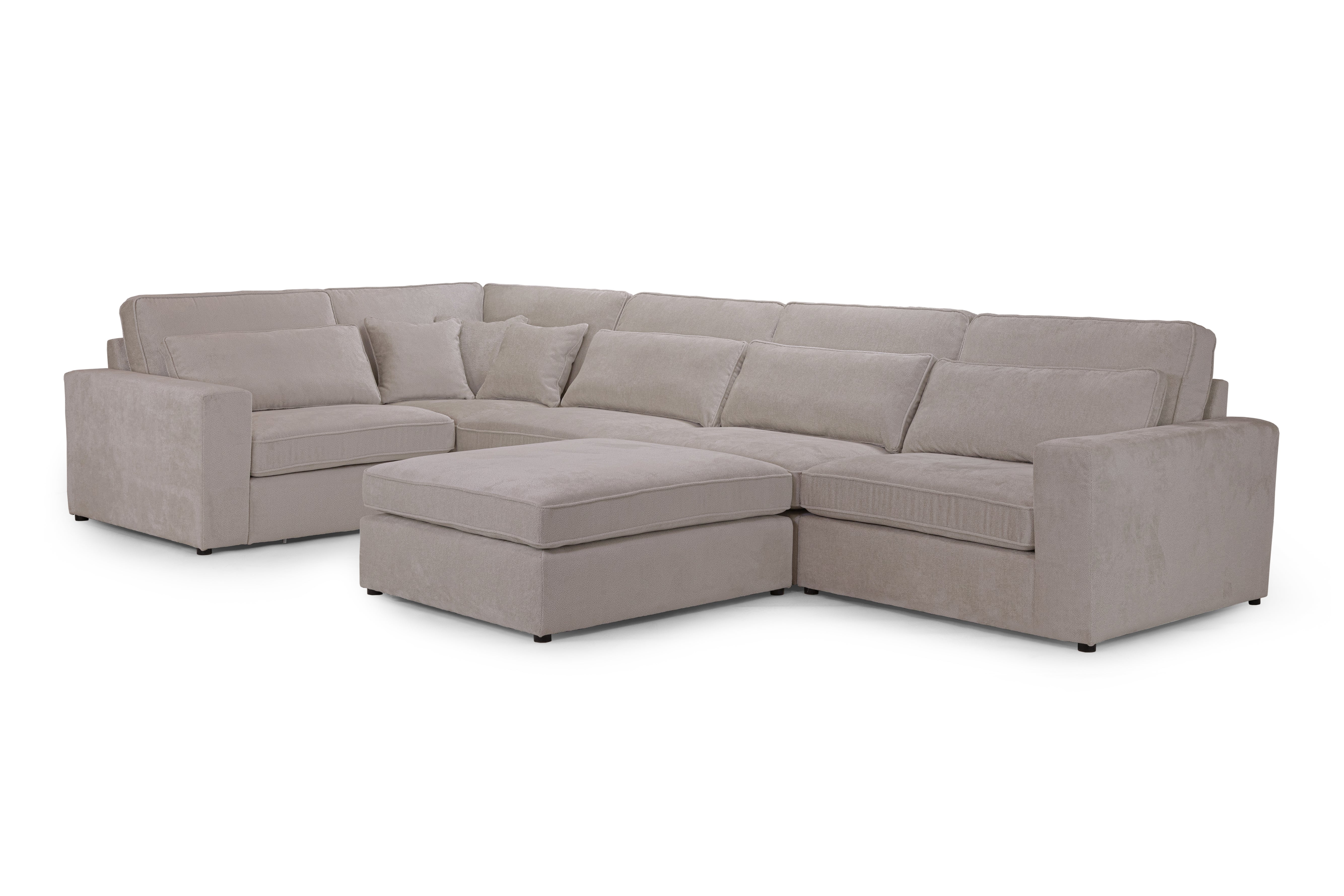 Kiana Modular Mocha Left Hand Facing Corner Sofa