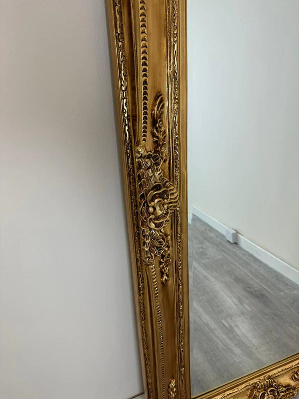 Large Paris Mirror Gold