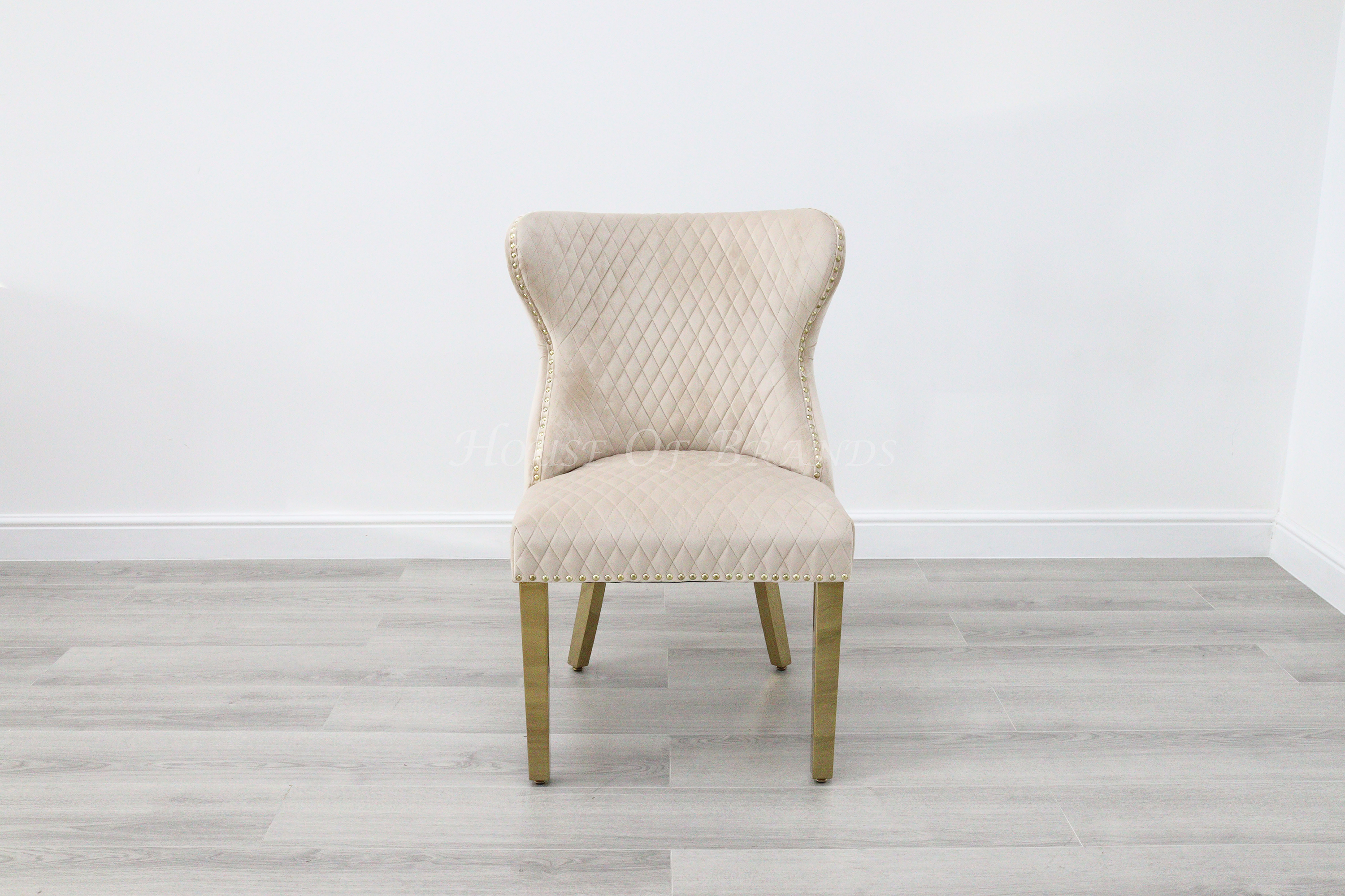 Cream & Gold Valentino Chair