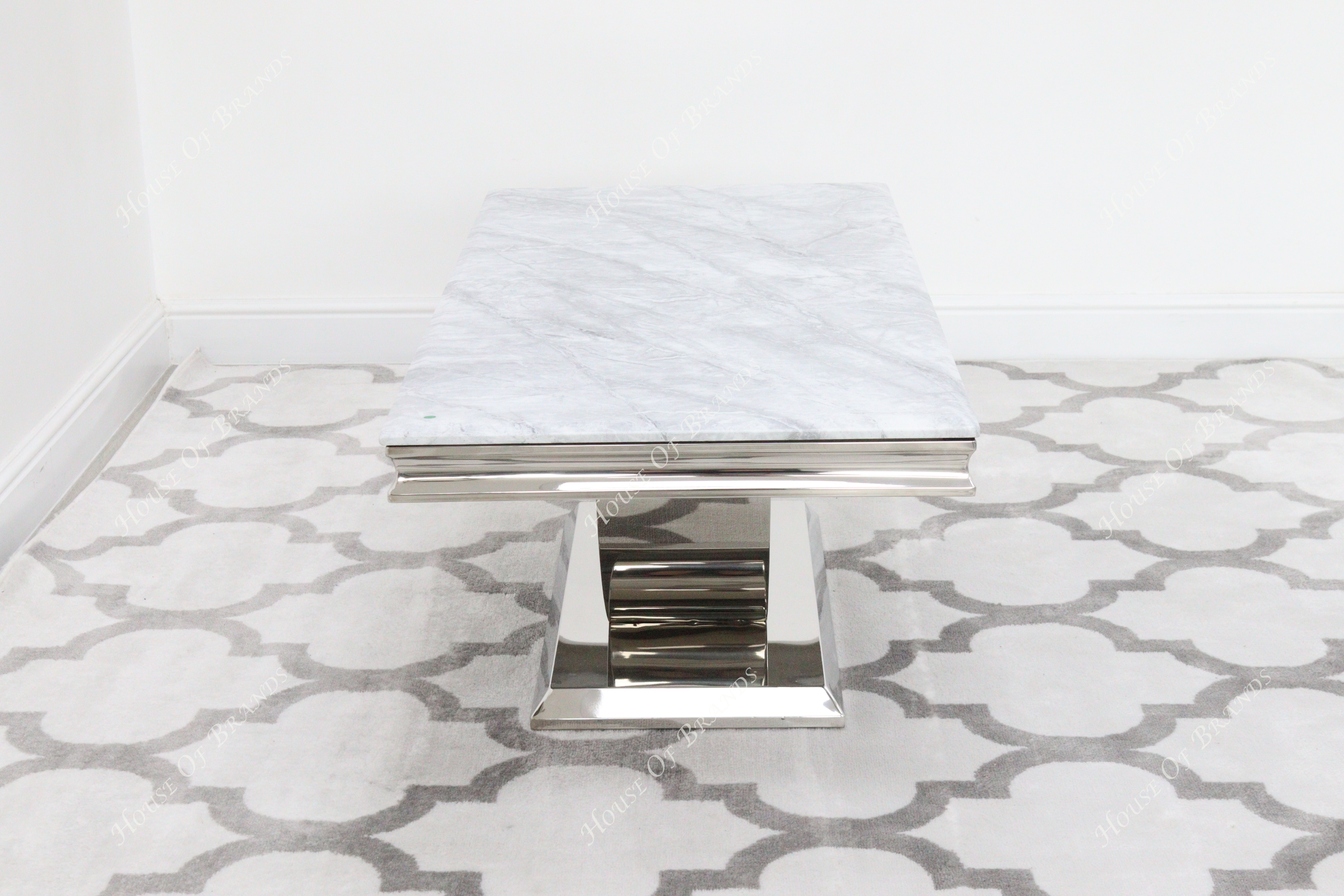 Naples Grey Marble Coffee Table