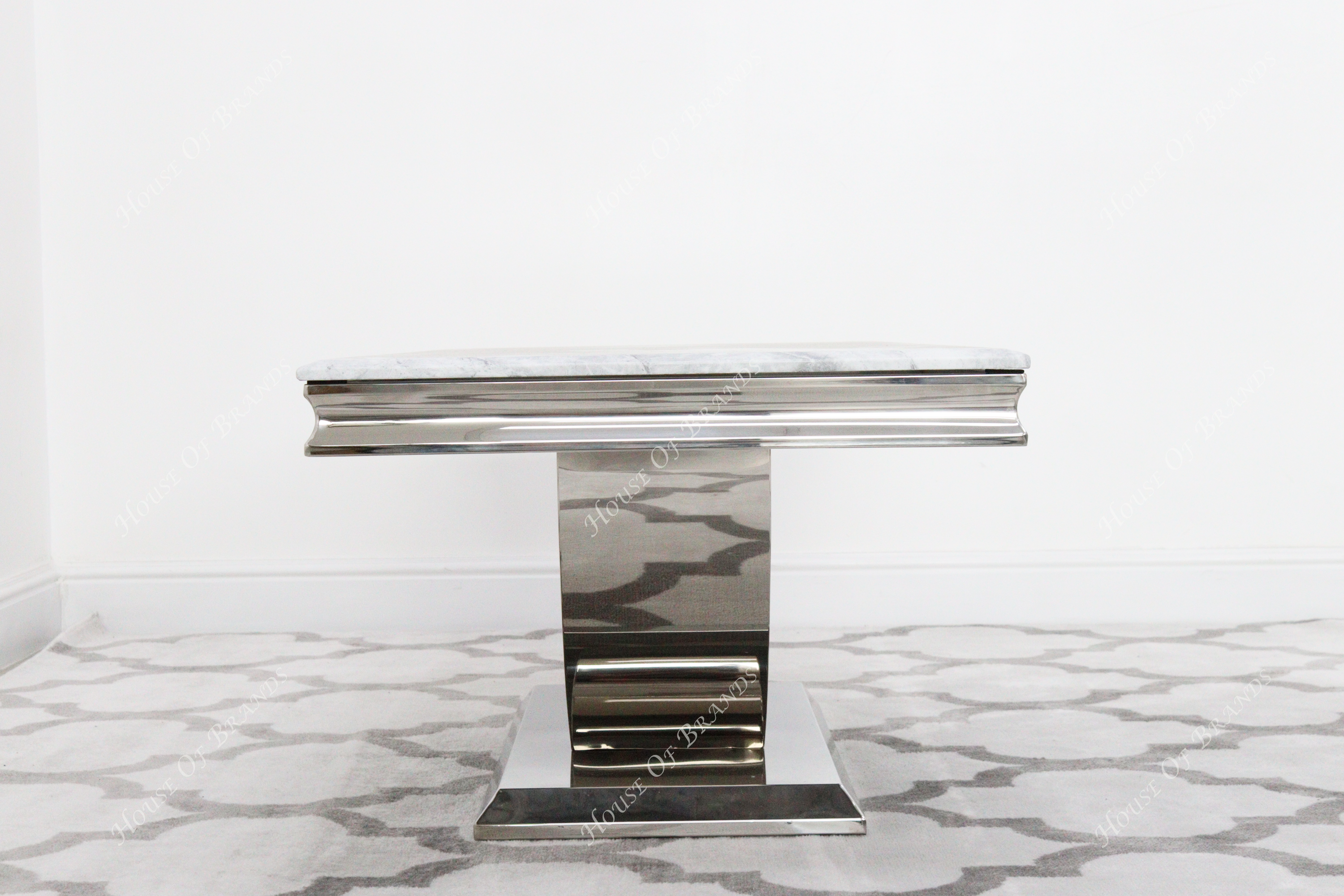 Naples Grey Marble Coffee Table