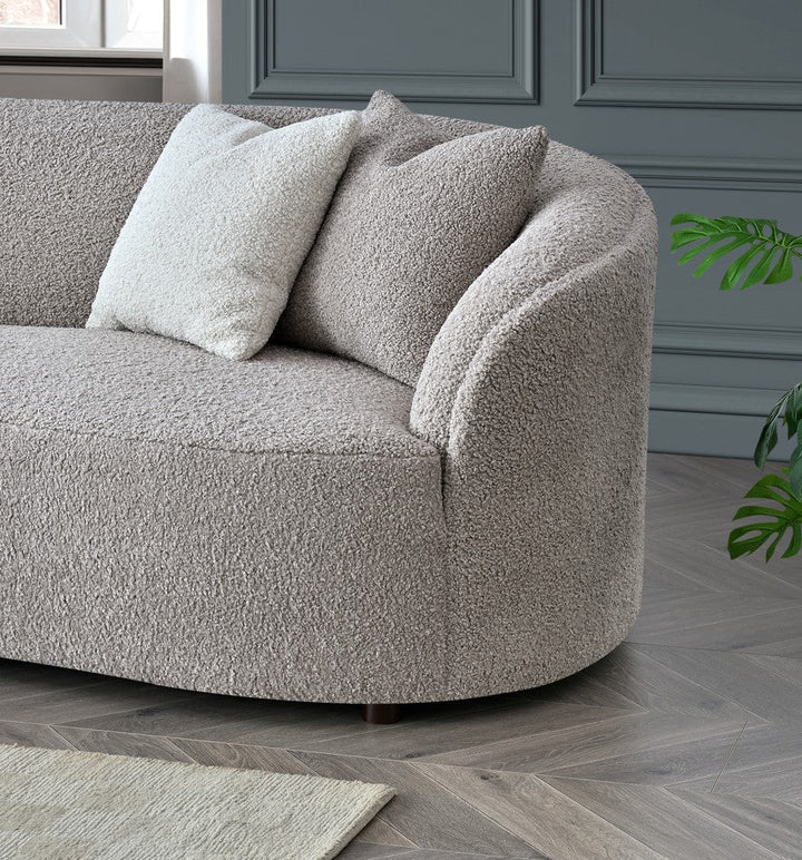 3 Seater Aluxo Nolita Boucle Teddy Sofa