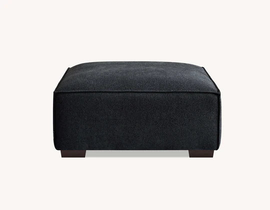 Aluxo Dakota 4 Seater With Chaise In Midnight Boucle