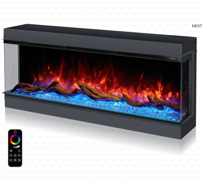 Cullinan Widescreen Extra Deep 3 Sided Electric Fire