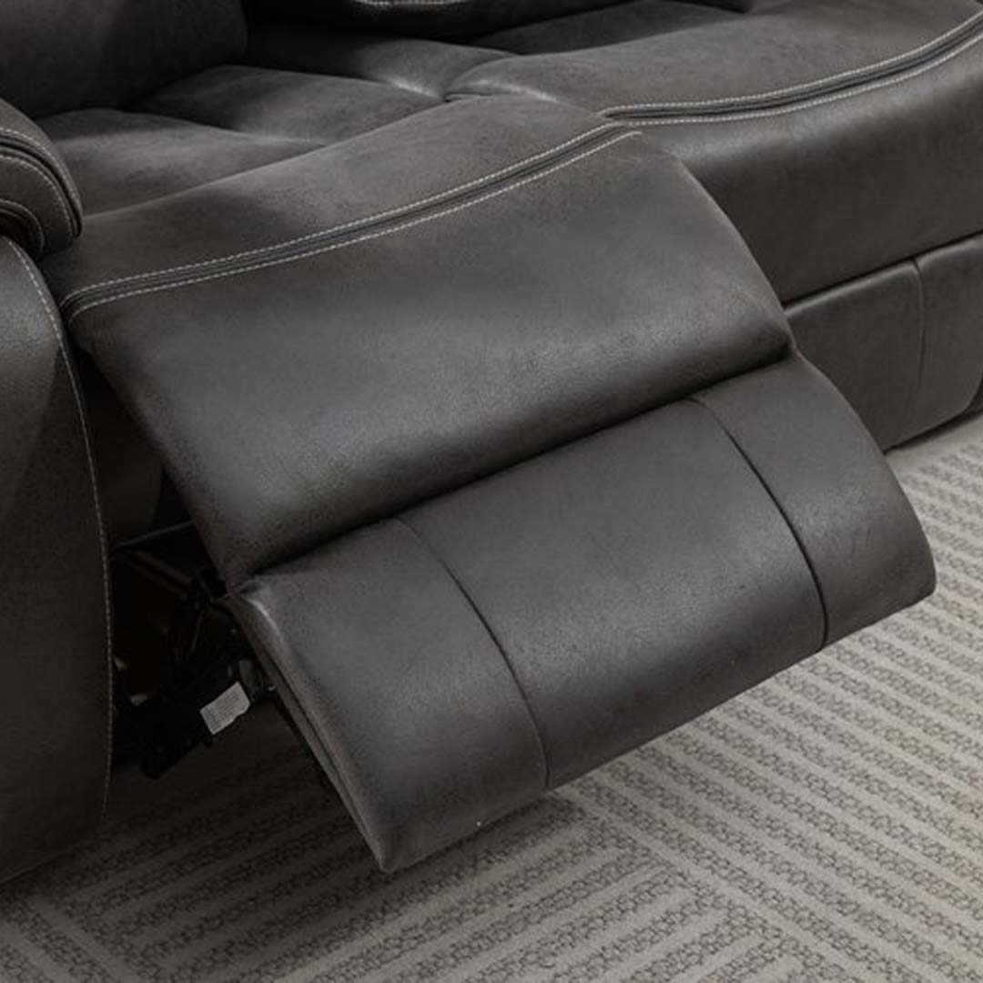 Techno Leatheraire Velvet Recliner Sofa Set