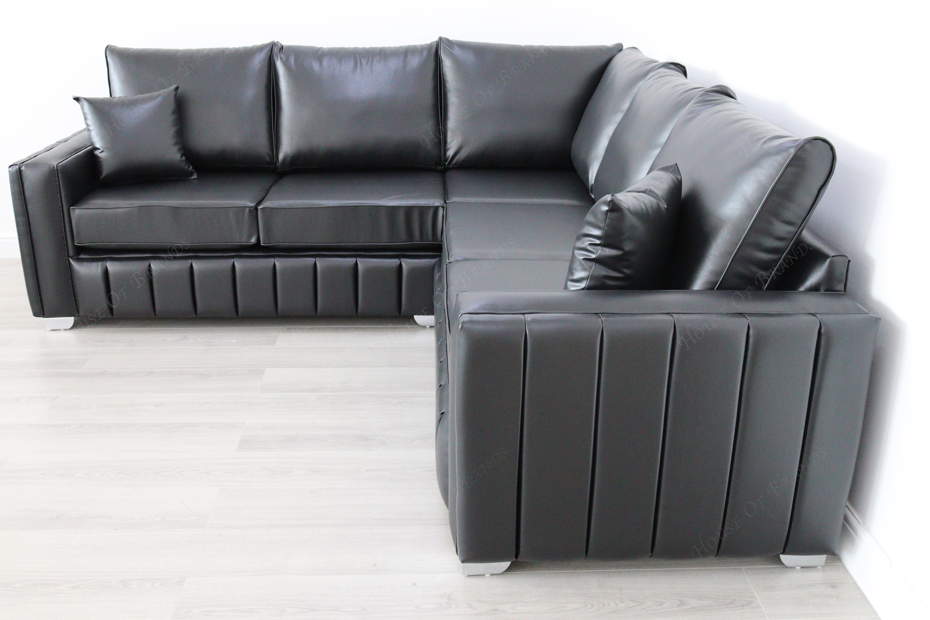 Beverly Corner Leather Sofa