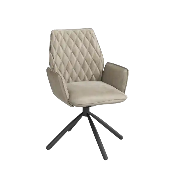 Mink Zanetti Fabric Dining Chair