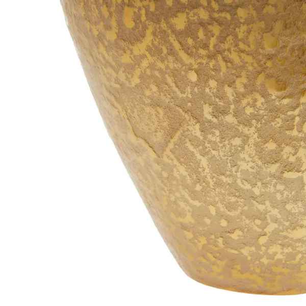 DION SMALL OMBRE SILVER AND GOLD FINISH VASE