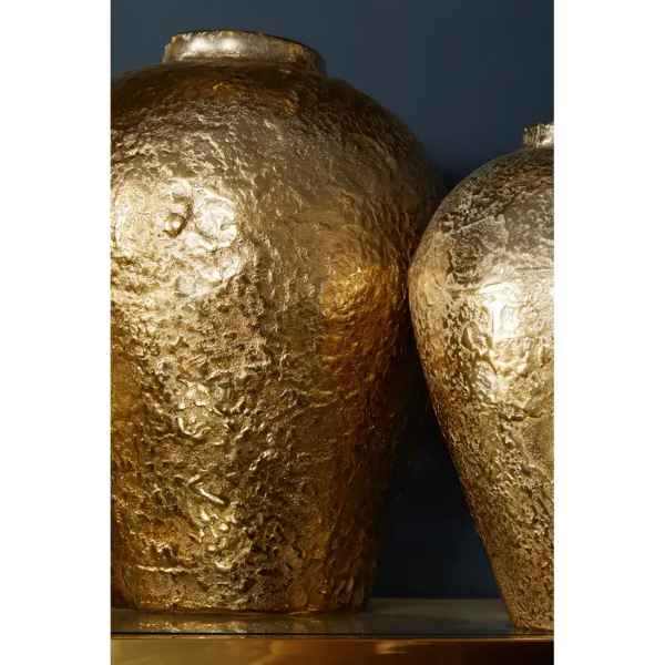 DION SMALL OMBRE SILVER AND GOLD FINISH VASE