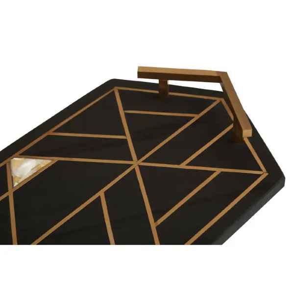 ORIANA BLACK SLATE TRAY