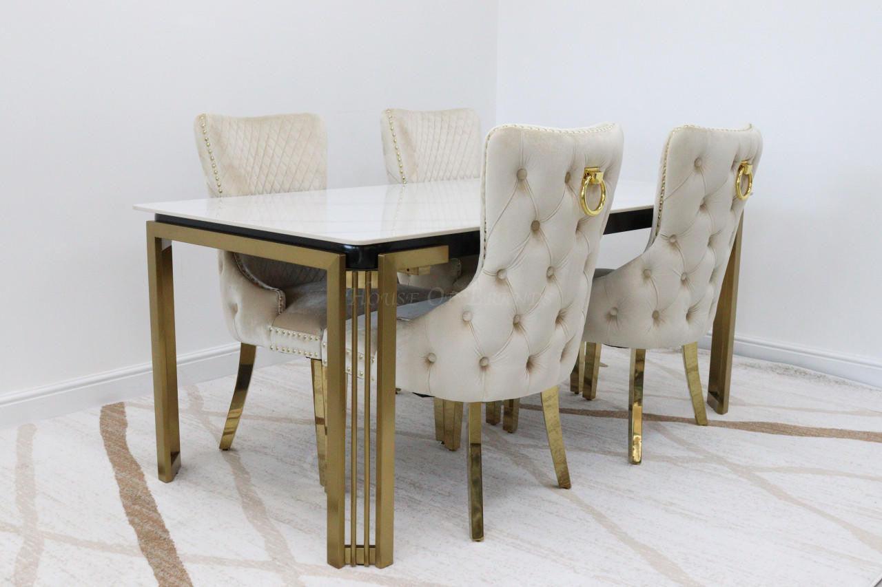 House Of Brands Verona Dining Table & Barcelona Chairs 