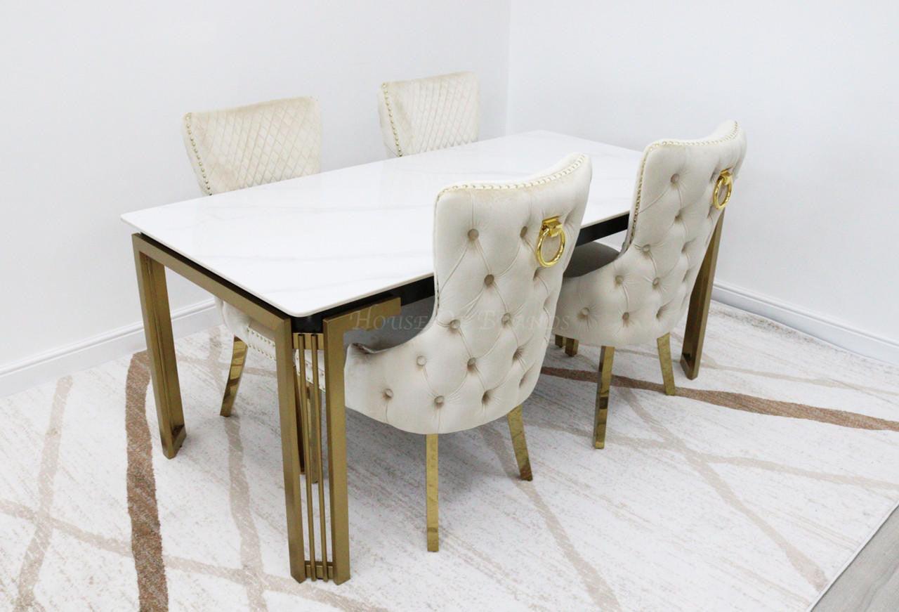 House Of Brands Verona Dining Table & Barcelona Chairs 