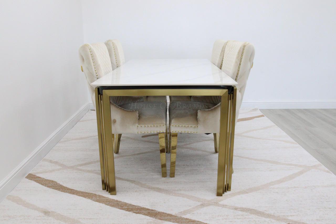 House Of Brands Verona Dining Table & Barcelona Chairs 