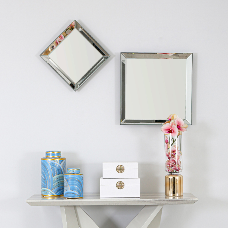 50x50 Wall Mirror with Border