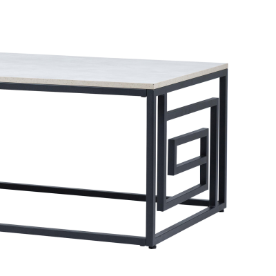 Devon Black and Grey Sintered Stone Coffee Table