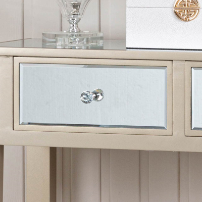 Vista Dark Champagne Console Table