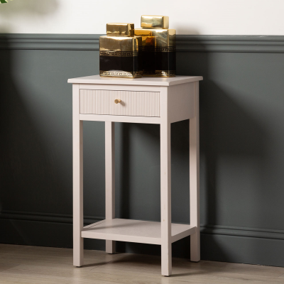 Lindon Summer Grey Wood End Table