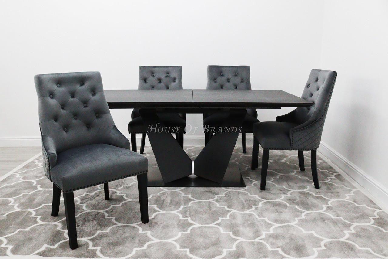 House Of Brands Windsor Extendable Table & Brussels Chairs 