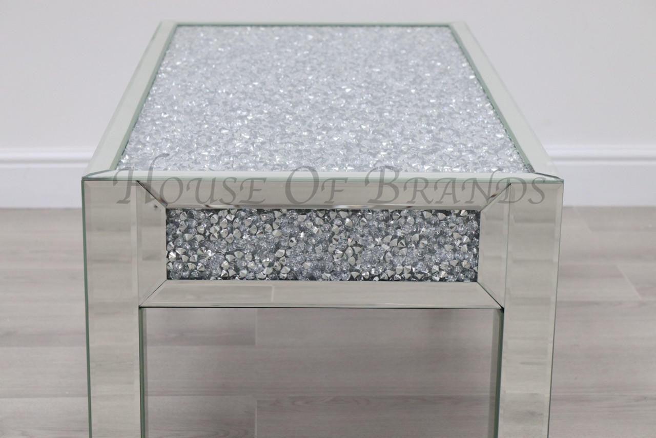 House Of Brands Maisse Fully Crushed Diamond Coffee Table