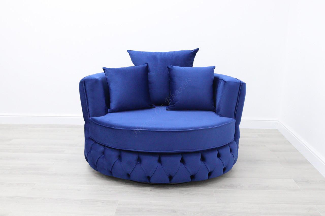 House Of Brands Fully Upholstered Swivel Chair 