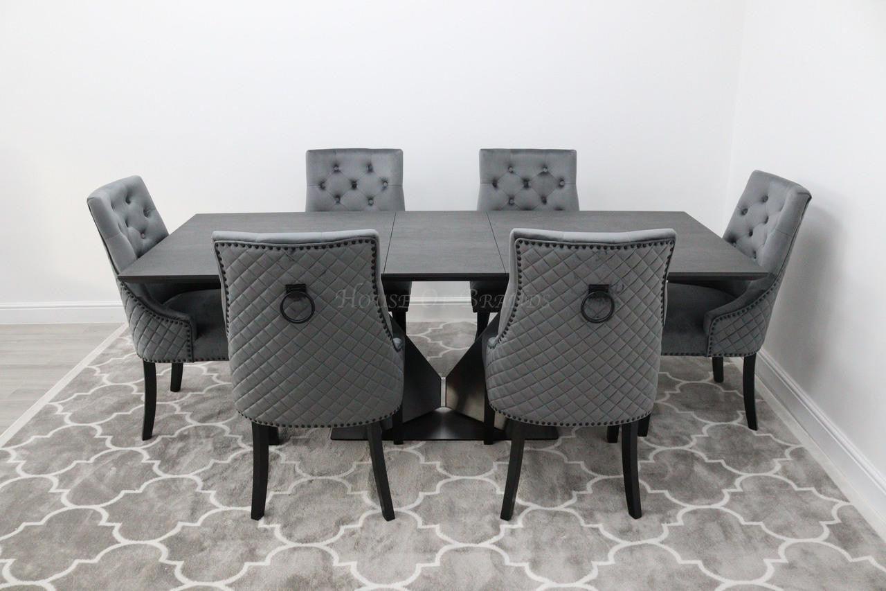 House Of Brands Windsor Extendable Table & Brussels Chairs 