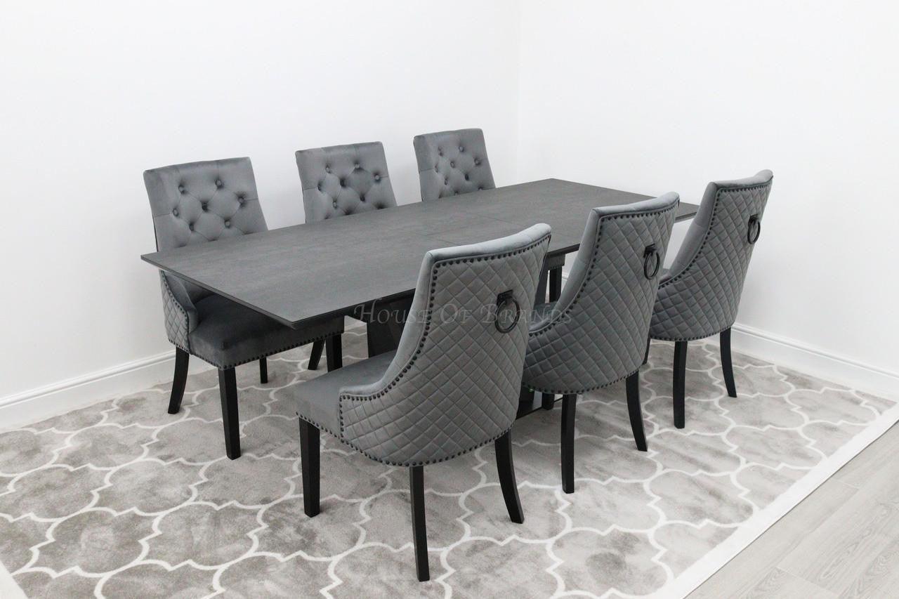 House Of Brands Windsor Extendable Table & Brussels Chairs 