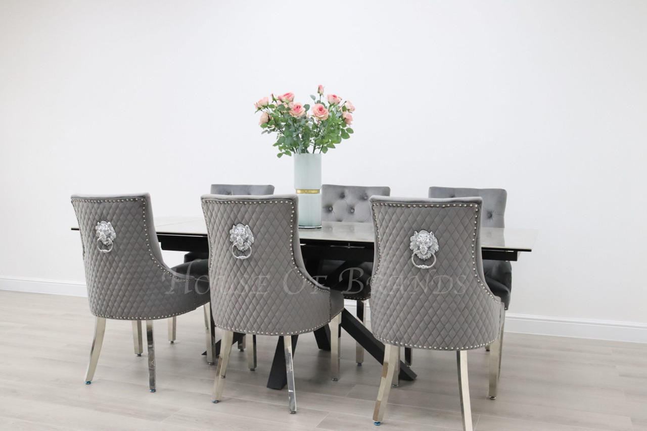 House Of Brands Palermo Table and 6 Madrid Chairs
