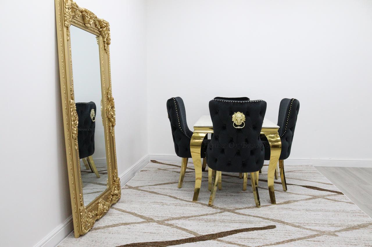 House Of Brands 1.2m Gold Rome & Barcelona Chairs