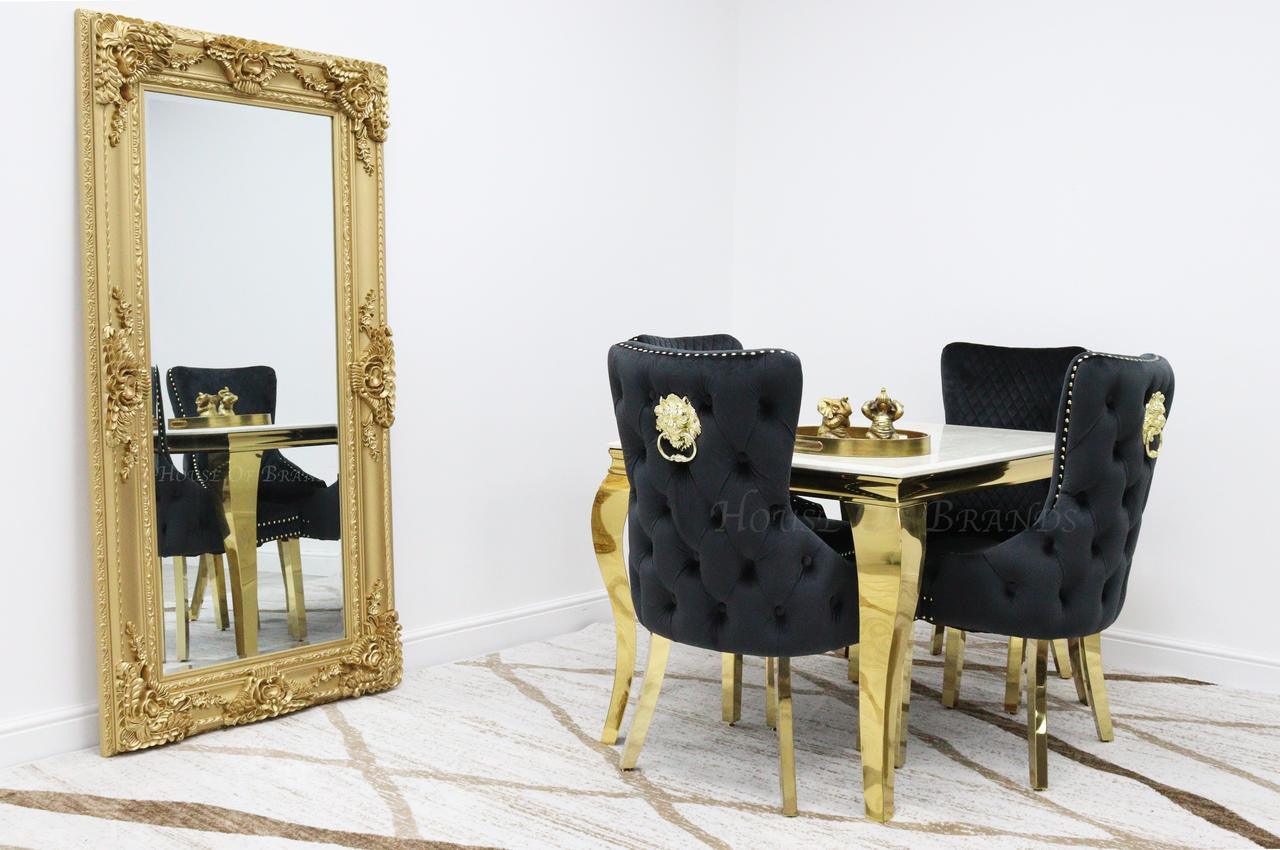 House Of Brands 1.2m Gold Rome & Barcelona Chairs