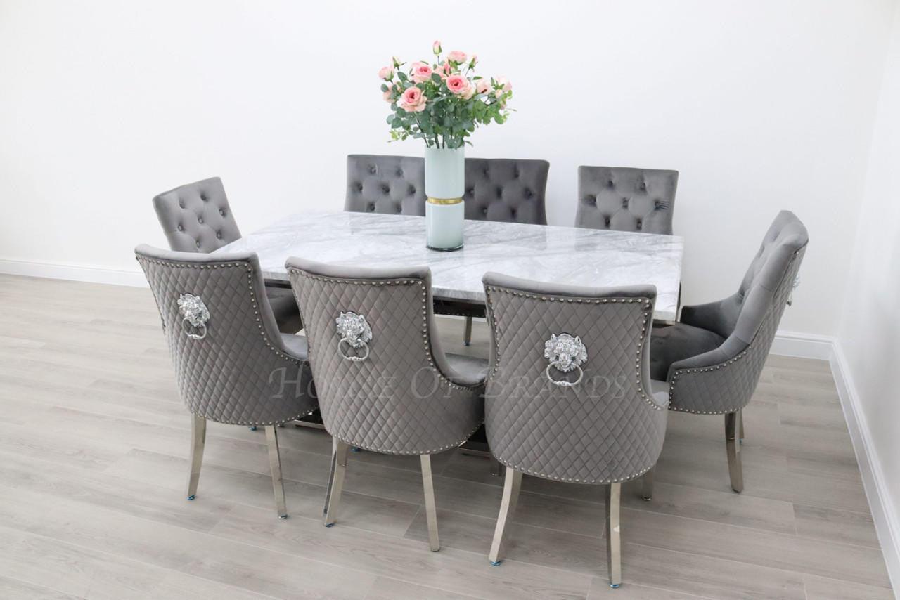 House Of Brands Sorrento Table and 8 Madrid Chairs