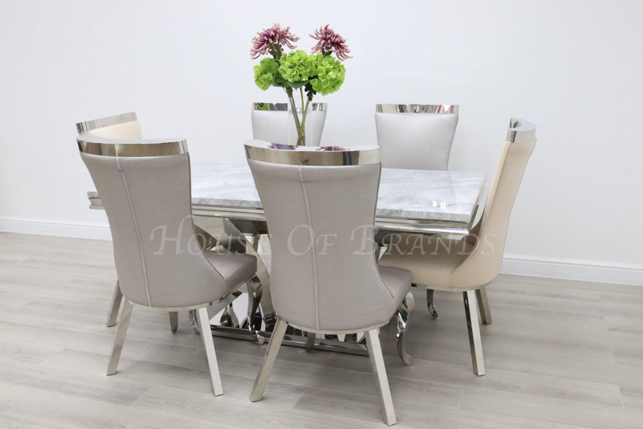 House Of Brands Sicily Table andamp; 6 Tunis Chairs