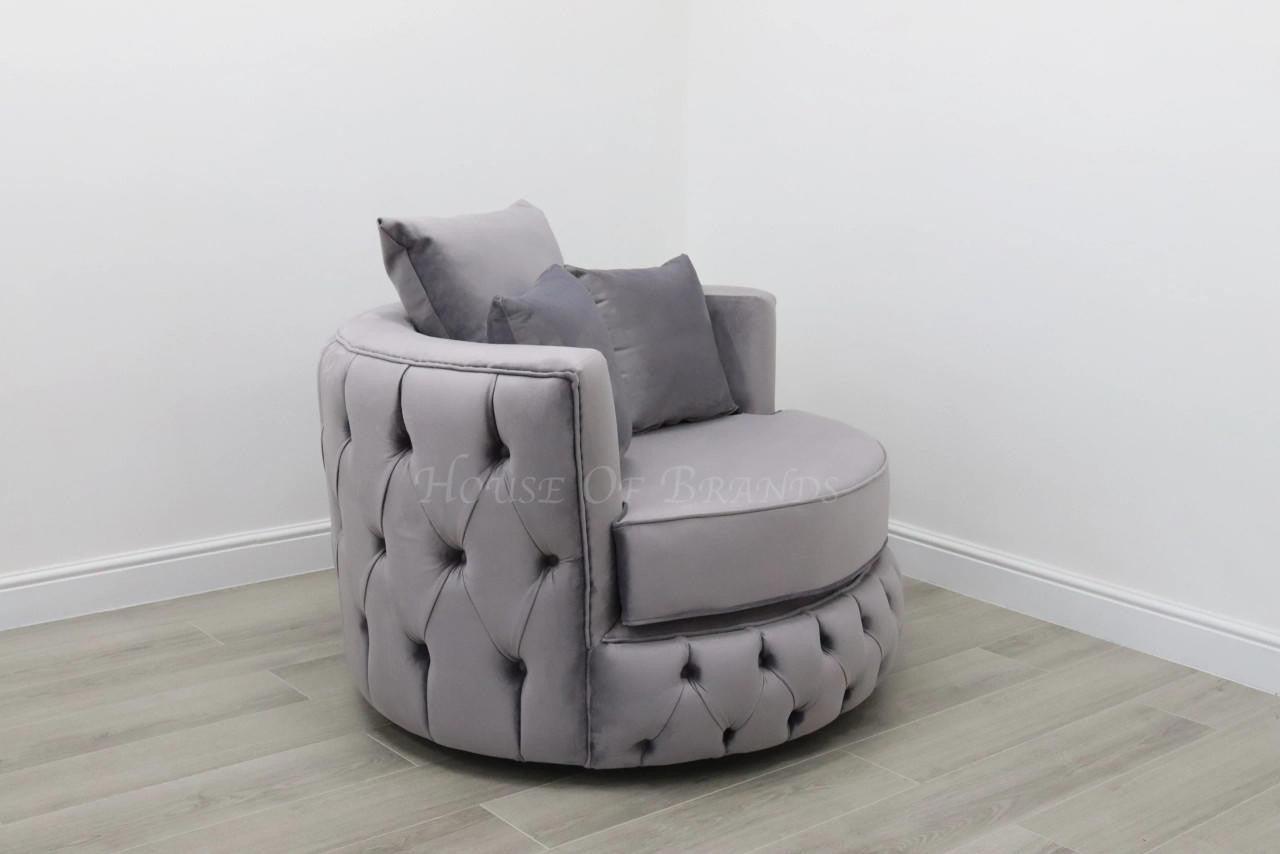 House Of Brands Fully Upholstered Swivel Chair