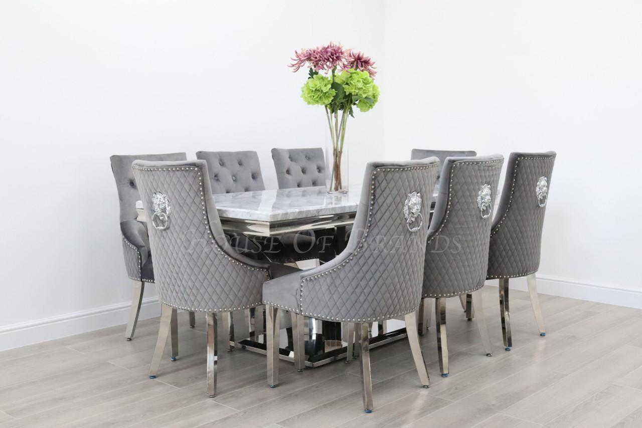 House Of Brands Sicily Table andamp; 8 Madrid Chairs