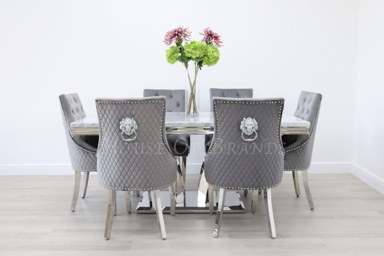House Of Brands Sicily Table andamp; 6 Madrid Chairs
