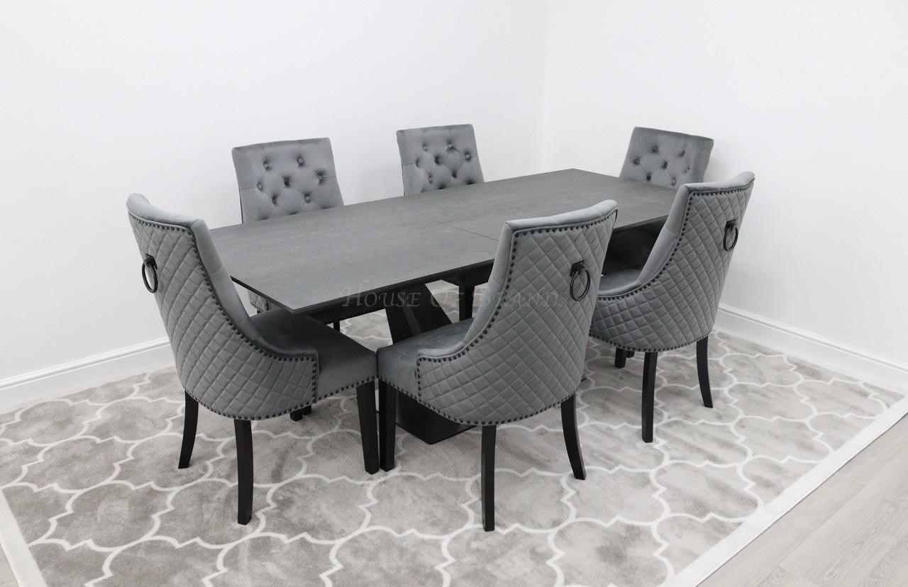 House Of Brands Windsor Extendable Table & Brussels Chairs 