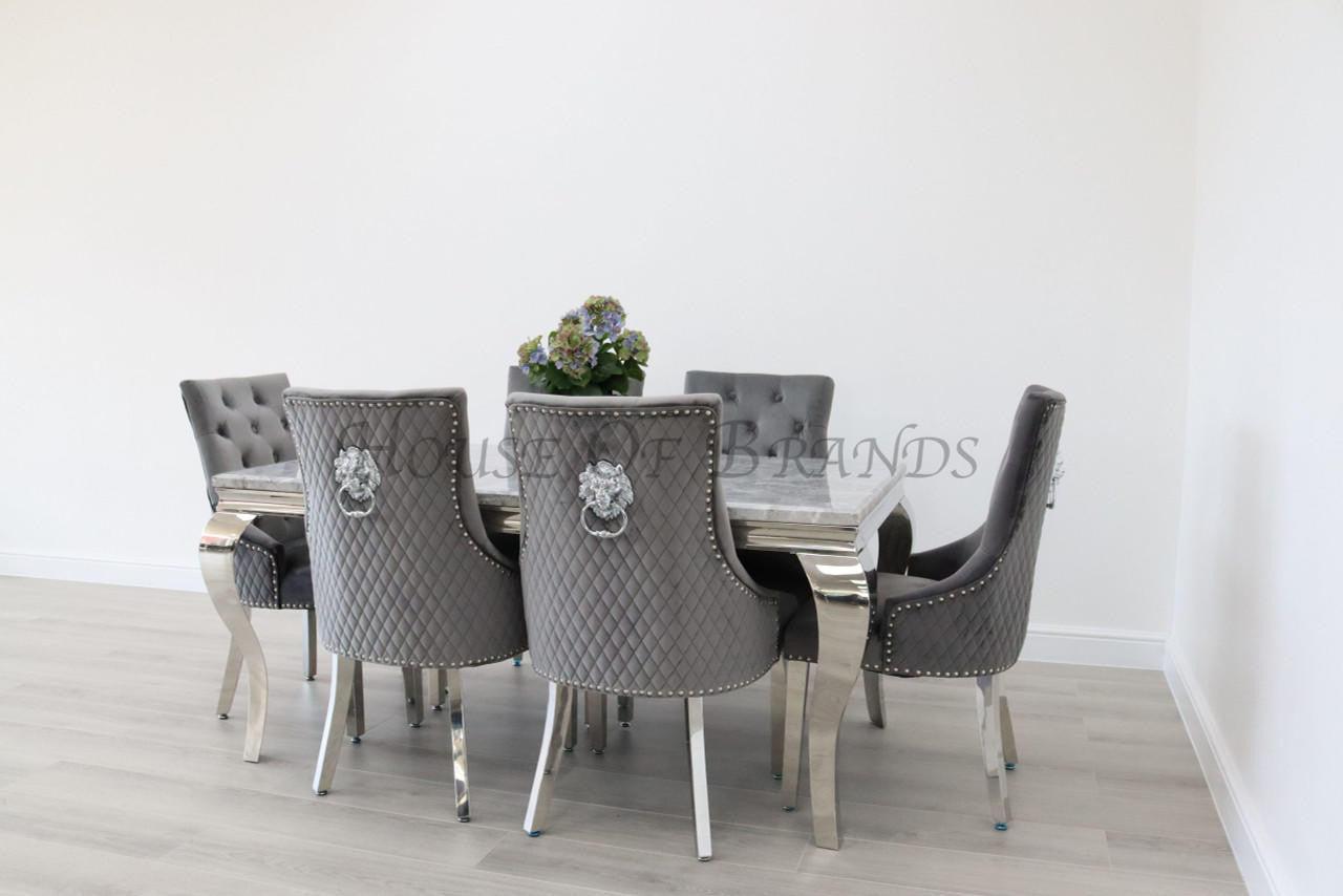 House Of Brands 1.8m Rome and 6 Madrid Chairs