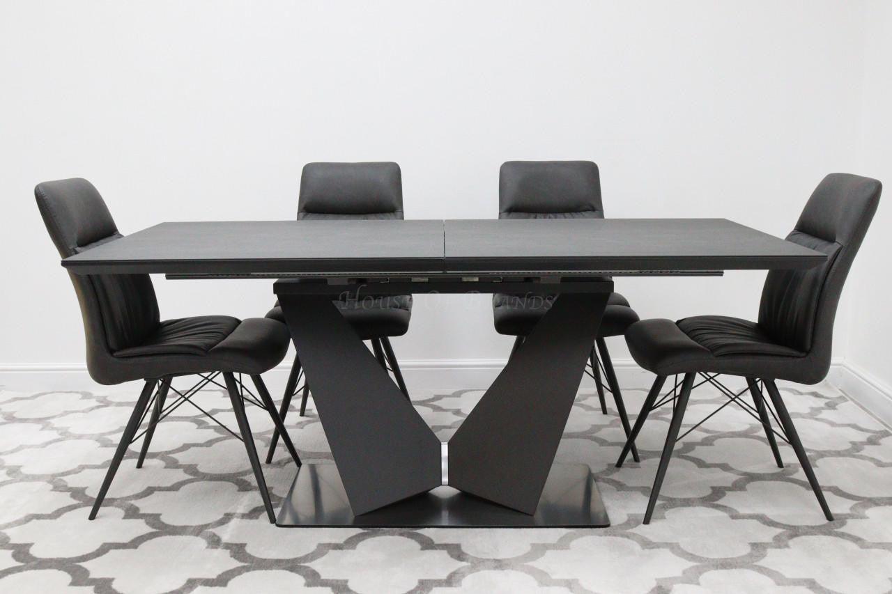 House Of Brands Windsor Extendable Table & Alanya Chairs 