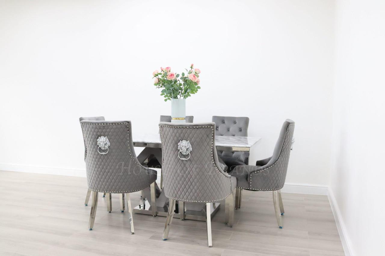 House Of Brands Amalfi Table and 6 Madrid Chairs